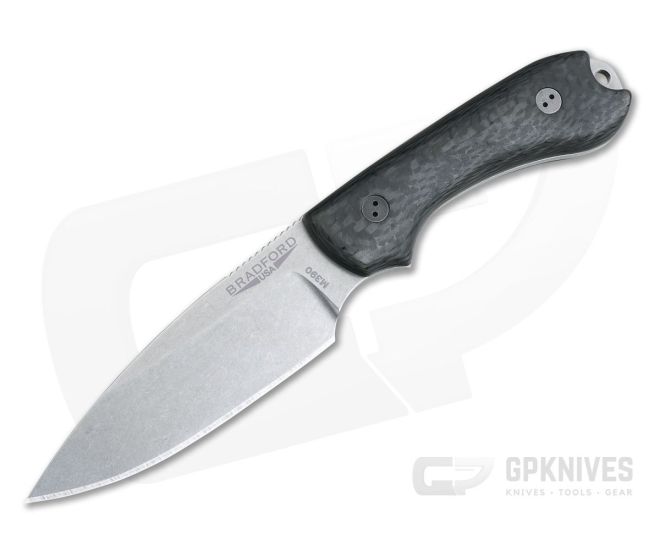 Bradford Guardian3 Sabre Stonewashed M390 3D Carbon Fiber - BK-3S-114
