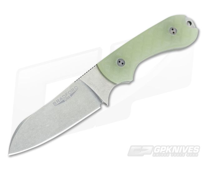 Bradford Knives Guardian3 Sheepsfoot Ghost G10 Stonewashed M390 - BK-3SF-007