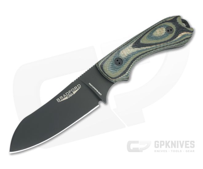 Bradford Guardian3 Sheepsfoot Black DLC HH Magnacut 3D Green G-Wood - BK-3SF-202B-MCHH