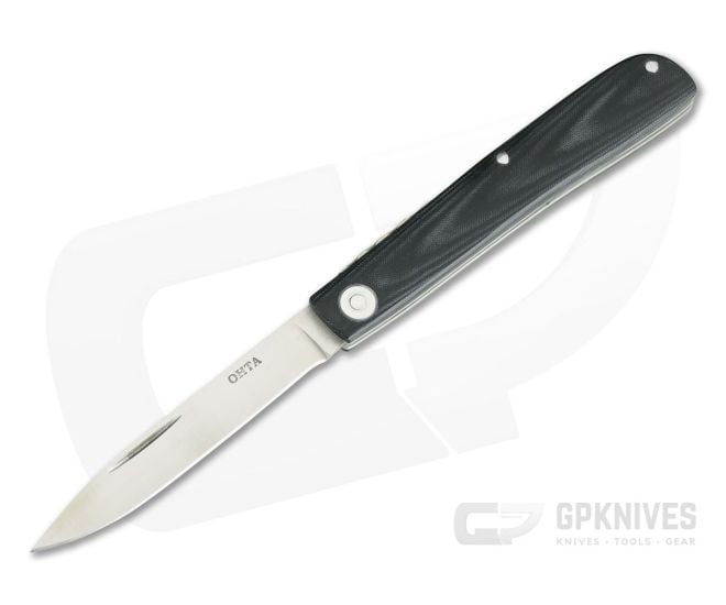 Hiroaki Ohta Knives Light Folder OLF Black Micarta D2 Slip Joint 4007 - CU-4007