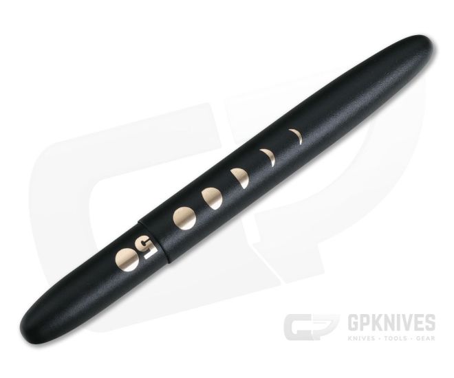 Fisher Bullet Space Pen Lunar Cycles Matte Black Gold Special Edition 400B-50 - FSP-400B-50