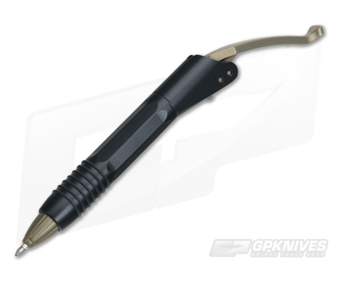 Microtech Siphon II Ink Pen Black Stainless Steel w/Bronze 401-SS-BKBZ - MT-401-SS-BKBZ