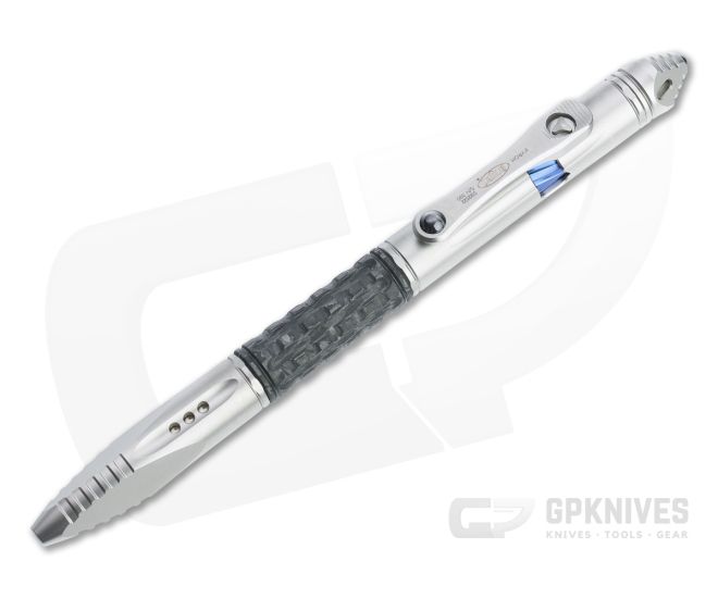 Microtech Knives Kyroh Bead Blast Titanium Tritium Insert Bolt Action Ink Pen 403-TI-BBTRI - MT-403-TI-BBTRI