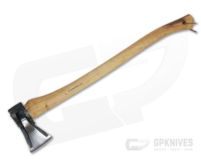 Condor Tool & Knife Mini GS German Style Splitting Axe Hickory Handle CTK 4056-C2.25 - CTK-4056C225