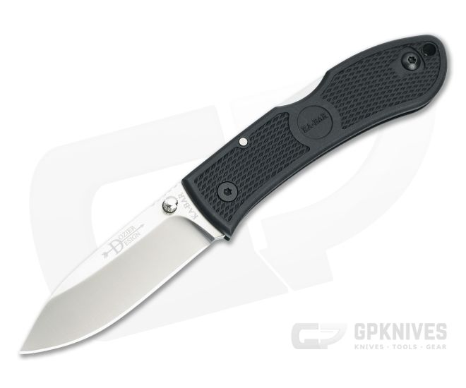 Kabar Knives Dozier D2 Black Folding Hunter 4062 - KA-4062