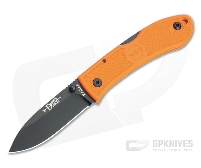 Kabar Knives Dozier Blaze Orange D2 Folding Hunter 4062BO - KA-4062BO