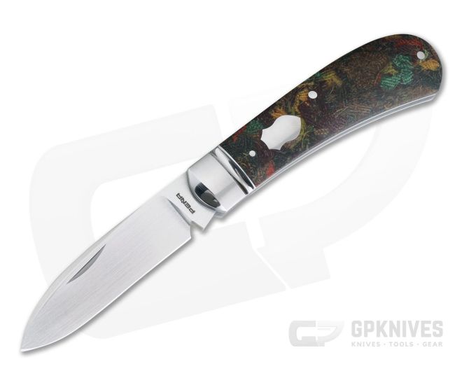 Enrique Pena Custom Zulu Rag Micarta Slip Joint Folder 4198 - CU-4198