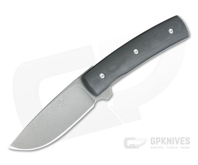 Brad Zinker Custom FR LLF Stonewashed CPM M4 Carbon Fiber Titanium Liner Lock Flipper - CU-4229