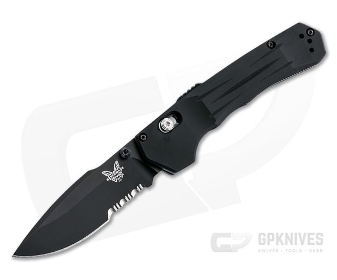 Benchmade 427SBK Mini Vallation AXIS Assist Black Serrated S30V - BM-427SBK