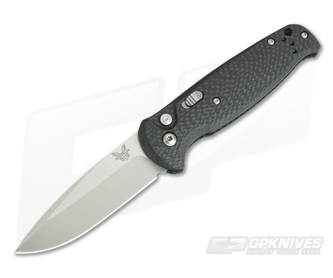Benchmade 4300-1801 Limited CLA Carbon Fiber Automatic S30V Satin Plain Edge - BM-4300-1801