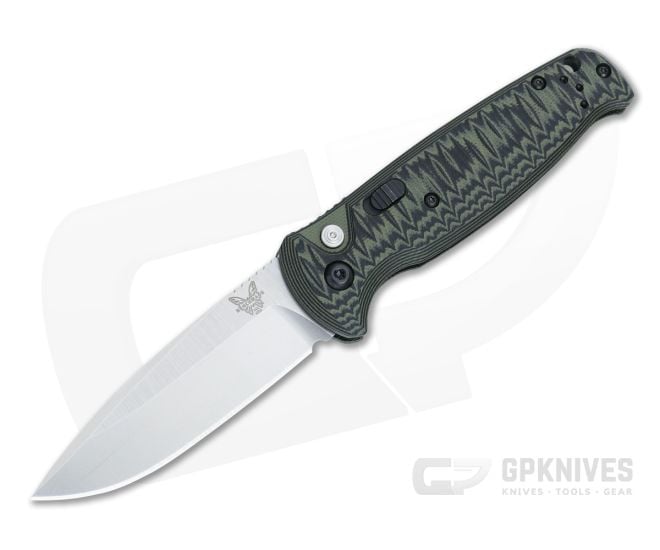 Benchmade 4300-1 CLA Composite Lite Auto Green/Black G10 Knife - BM-4300-1