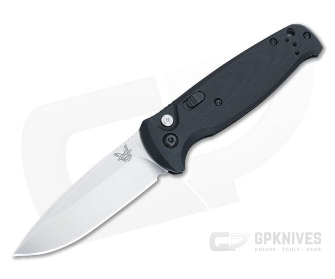 Benchmade 4300 CLA Composite Lite Auto Black G10 Satin Plain Edge - BM-4300