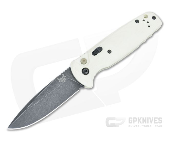 Benchmade CLA MagnaCut Sprint Run Automatic Knife Ivory G10 4300BK-03 - BM-4300BK-03