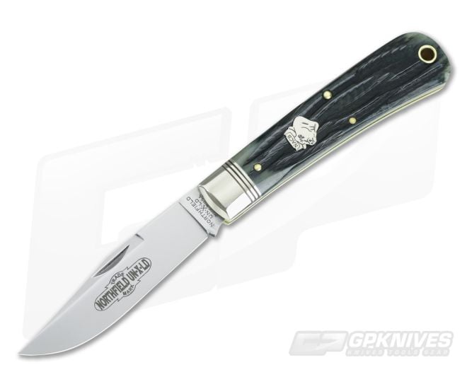 Northfield #43 Oregon Trapper Antique Green Jig Bone - GEC-431118-AGJB