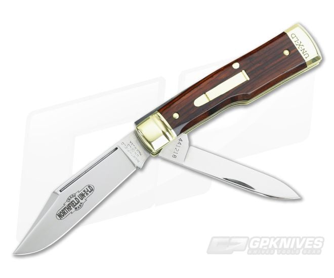 Northfield UN-X-LD #44 All Brass Buffalo Jack Cocobolo Wood - GEC-441218-CW