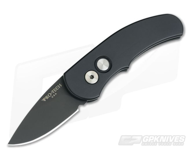 Protech Runt J4 Black CA Legal Automatic Black DLC 154CM 4415 - PT-4415