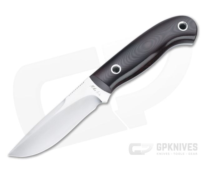 Mike Irie Model 110 Spear Point CPM-154 Burgundy Linen Micarta Fixed Blade 4432 - CU-4432