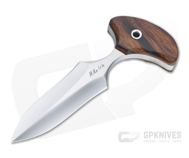 Mike Irie Version 2 Push Dagger CPM-154 Desert Ironwood Fixed Blade 4439 - CU-4439