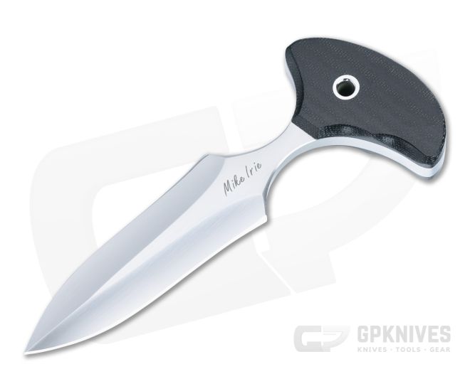 Mike Irie Version 2 Push Dagger CPM-154 Black Canvas Micarta 4442 - CU-4442
