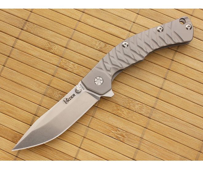 Kizer Cutlery Titanium Frame Lock S35VN Flipper - KC-4443TI1