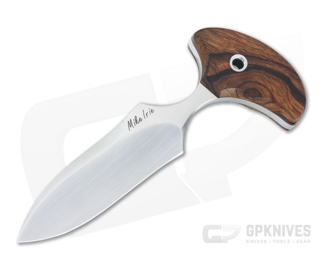 Mike Irie Version 3 Push Dagger Single Edge CPM-154 Desert Ironwood Fixed Blade 4447 - CU-4447