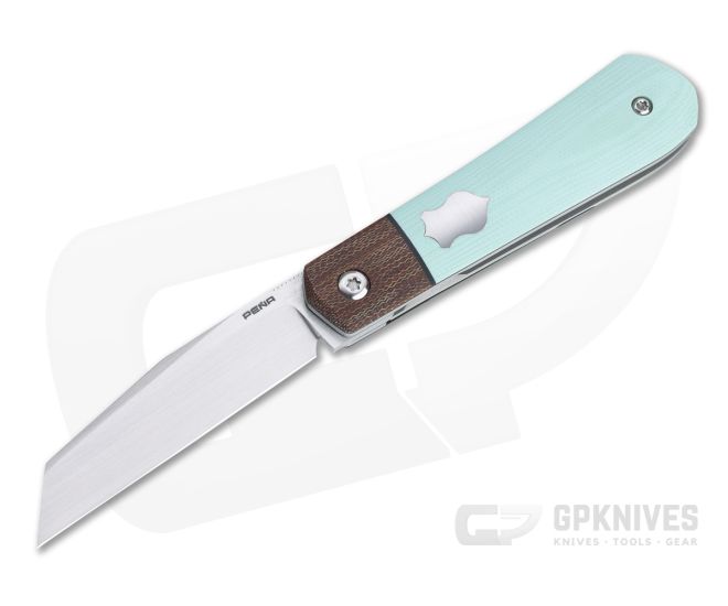 Enrique Pena Custom Front Flipper Raptor Bolstered Tiffany Blue G10 Folder 4455 - CU-4455