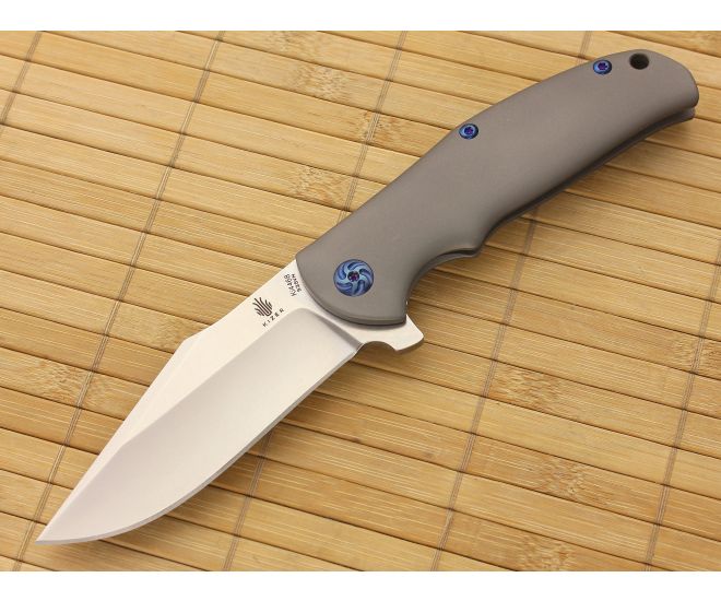 Kizer Cutlery Intrepid Laconico Titanium Framelock Flipper 4468 - KC-4468