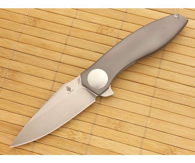 Kizer Cutlery S.L.T. Titanium Frame Lock Flipper S35VN - KC-4474A1