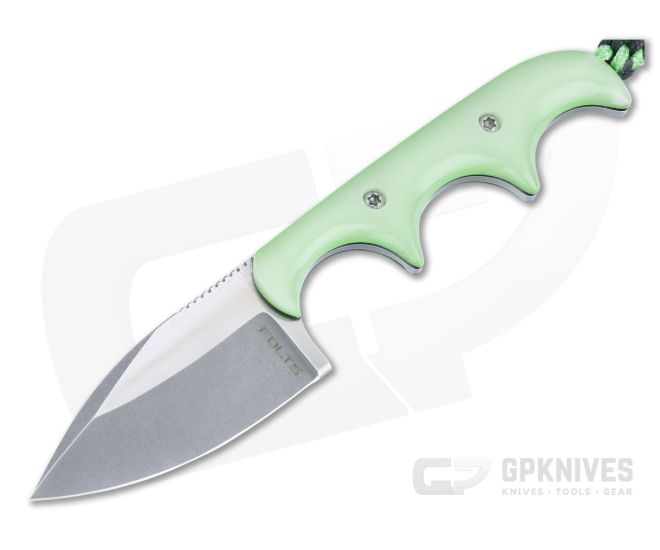 Alan Folts Minimalist Spear Point Two-Tone Stonewashed CPM-154 Glow Kirinite Fixed Blade 4493 - CU-4493