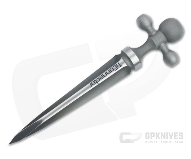 Steve Kelly TiConnector Satin Ti T-Spike Custom Push Dagger - CU-4529