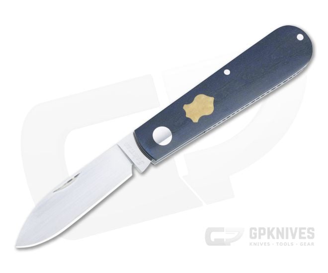 Sakman Knives Oryx Spear Point Satin N690 Blue Canyon Richlite Slip Joint Folder 4577 - CU-4577
