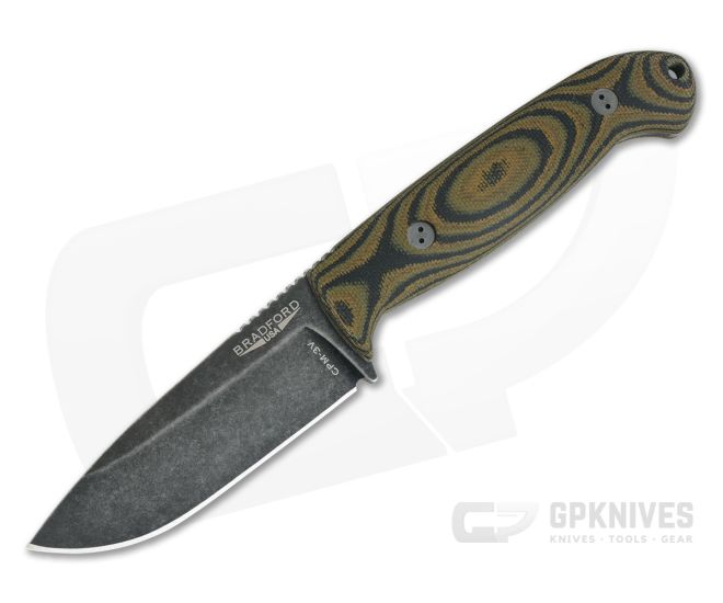 Bradford Guardian4.5 3D Camo Canvas Micarta Sabre Ground Nimbus DLC CPM-3V - BK-45S-109N