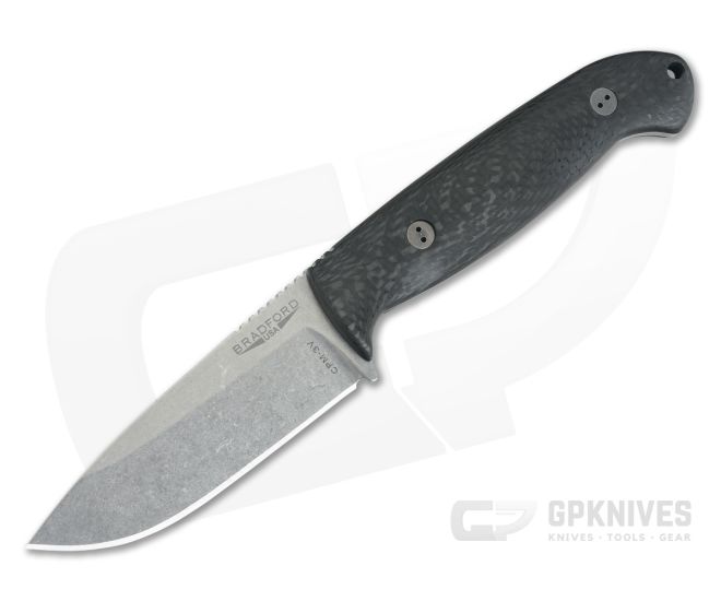 Bradford Guardian4.5 3D Carbon Fiber Sabre Ground Stonewashed CPM-3V - BK-45S-116