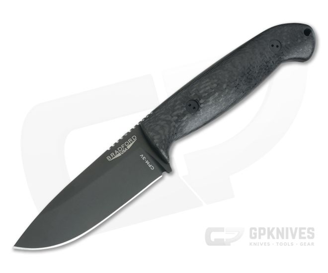 Bradford Guardian4.5 3D Carbon Fiber Sabre Ground Black DLC CPM-3V - BK-45S-116B