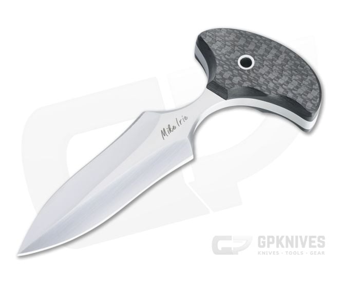 Mike Irie Custom Version 2 Push Dagger CPM-154 Carbon Fiber Fixed Blade 4604 - CU-4604