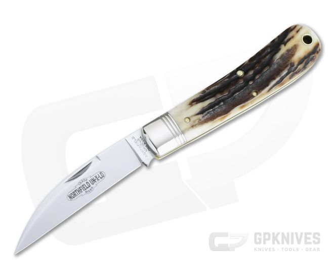 Northfield UN-X-LD #47 Viper Sambar Stag Slip Joint Knife 470120 - GEC-470120-SS