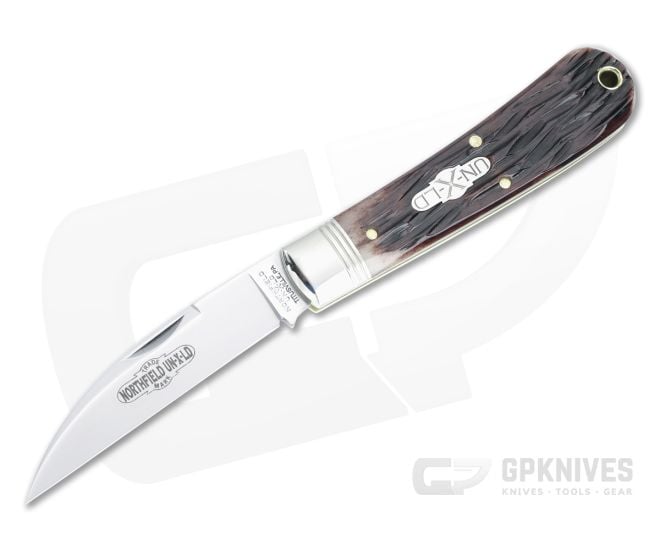 Northfield #47 Viper Purple Sage Horsecut India Bone Wharncliffe 470124-PSHIB - GEC-470124-PSHIB