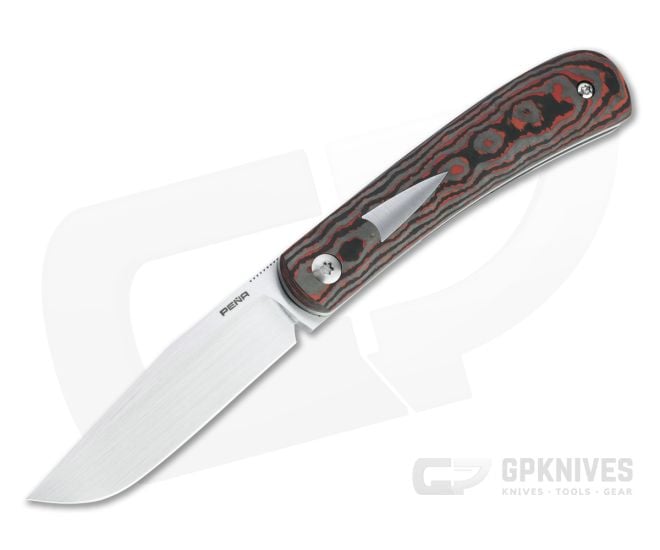 Enrique Pena Custom Front Flipper Trapper Lava Flow Fat Carbon Folder 4701 - CU-4701
