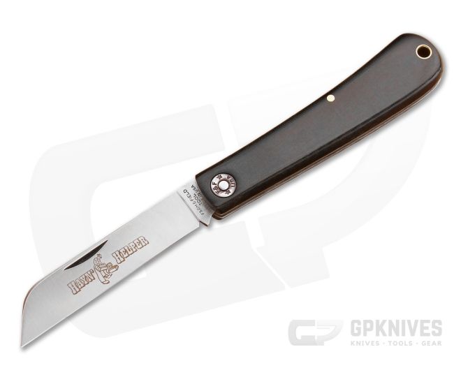 Farm and Field Tool Hayn' Helper Sheepfoot Black Linen Micarta - GEC-473116-BLM