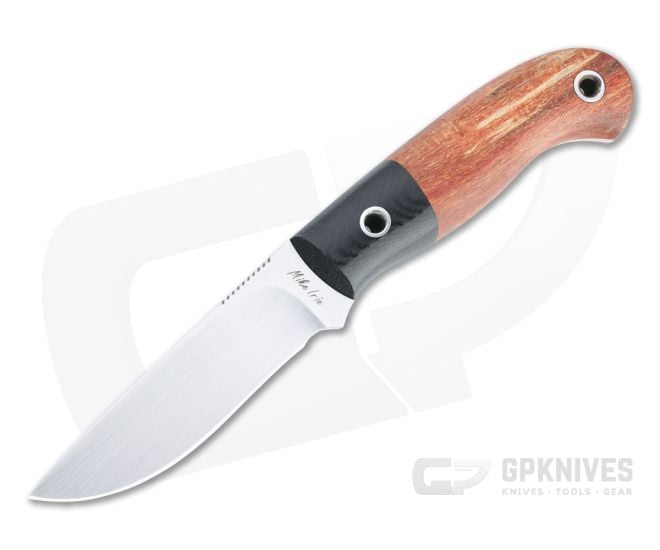 Mike Irie Model 110 Drop Point CPM-154 Bolstered Dyed Maple Fixed Blade 4740 - CU-4740