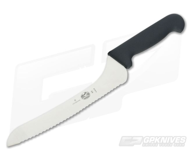 Victorinox 9" Offset Bread Knife Swiss Steel Fibrox Handle 7.6058.20 - VN-7.6058.20