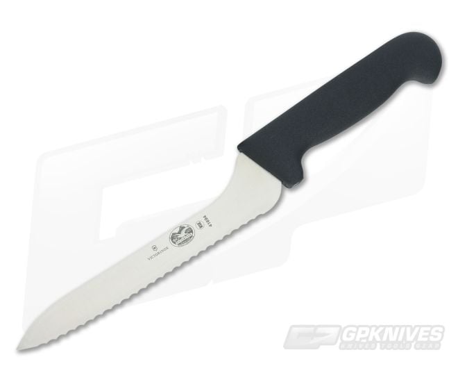 Victorinox 7 Inch Offset Bread Knife Swiss Steel Fibrox Handle 7.6058.21 - VN-7.6058.21
