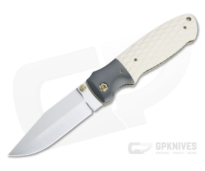 John W. Smith Custom New York Special Satin S45VN Zirc Bolstered Westinghouse Micarta Folder 4774 - CU-4774