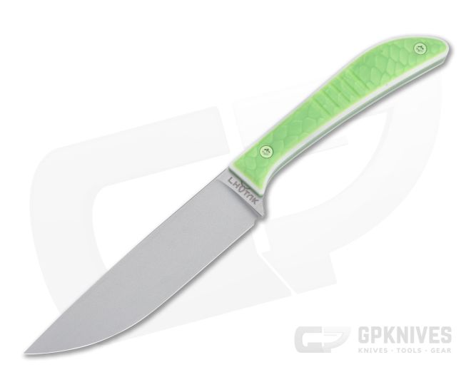 Lhotak Designs RL5 Scrap Knife ATI 425 Green Snake Juma and Elforyn Fixed Blade 4794 - CU-4794