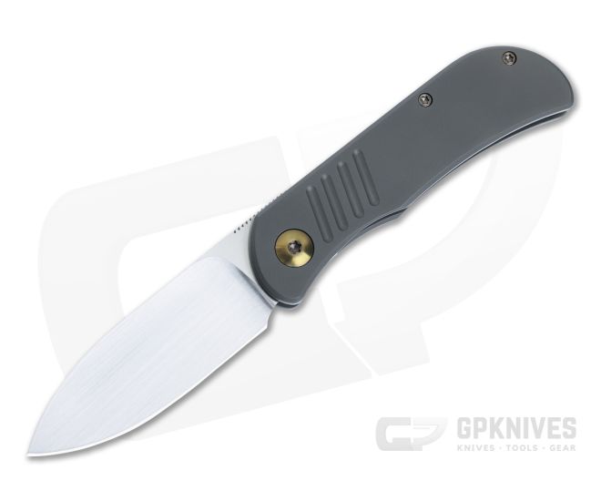 Burger Custom EXK SFL M390 Spear Point Full Titanium Bronze Accents Front Flipper 4849 - CU-4849