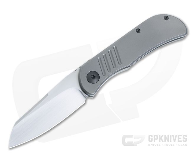 Burger Custom EXK SFL M390 Reverse Tanto Full Titanium Black Accents Front Flipper 4850 - CU-4850