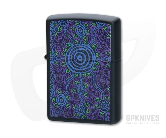 Zippo Windproof Lighter John Smith Gumbula Black Light Design 48625 - ZI-48625