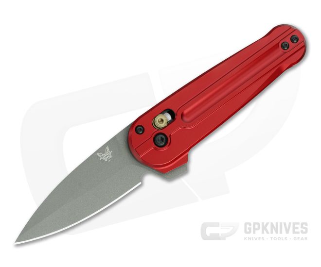 Benchmade 491GY-01 Lowden Flipper Phoenix Red M390 - BM-491GY-01