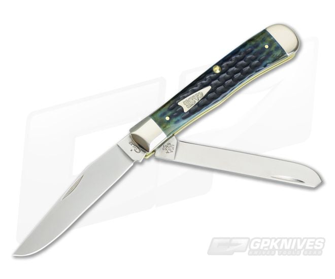 Case Trapper Burnt Indigo Bone Corn Cob Jig Trapper 49224 - CA-49224