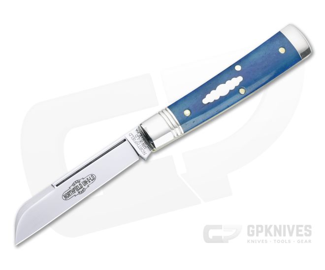 Northfield UN-X-LD #49 Freedom Sheepsfoot Blue Camel Bone Slip Joint 493121 - GEC-493121-BCB